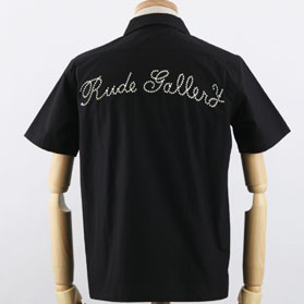 RUDE GALLERY [ルードギャラリー] - スタッズロゴオープンカラーシャツ